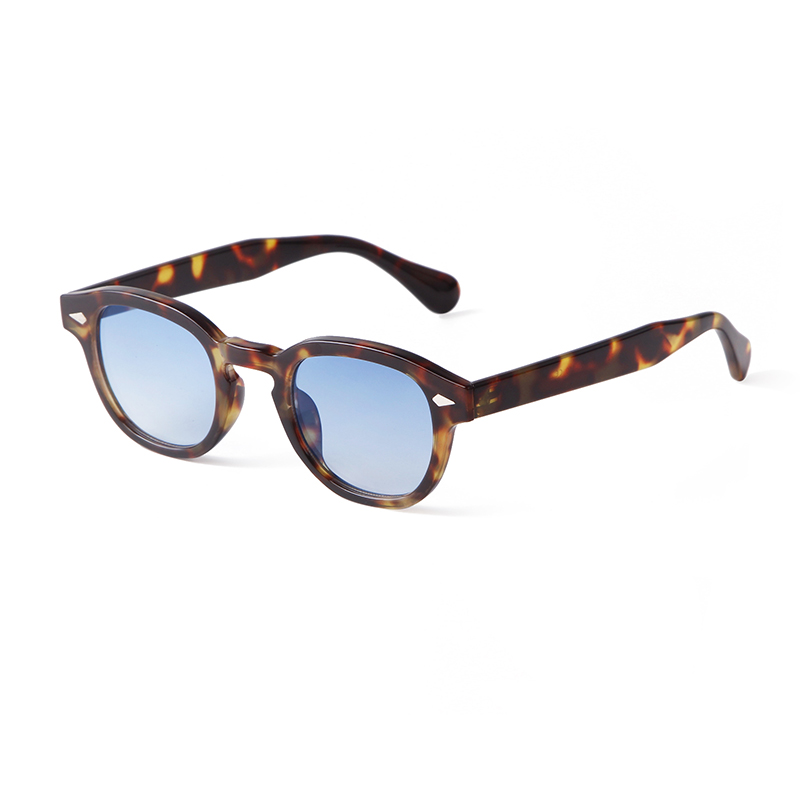 Yellow Streetwear Brand - Vintage Schildpatt Runde Sonnenbrille für Damen