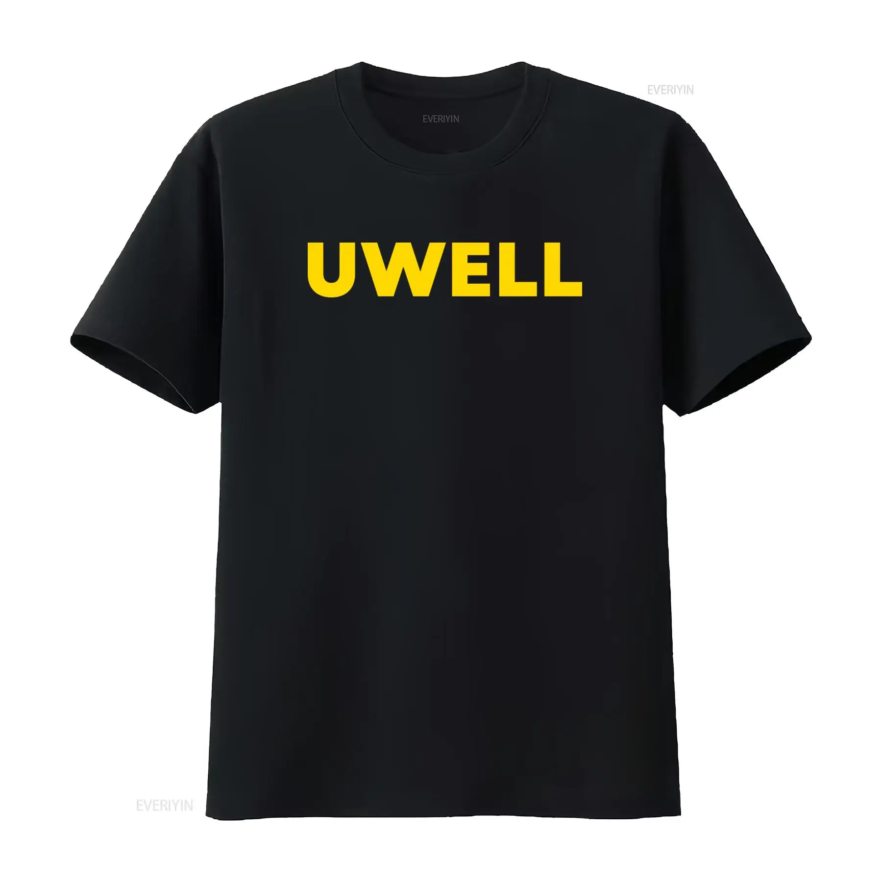 Yellow Streetwear Brand - Uwell Brand Yellow Bold Print T-Shirt,