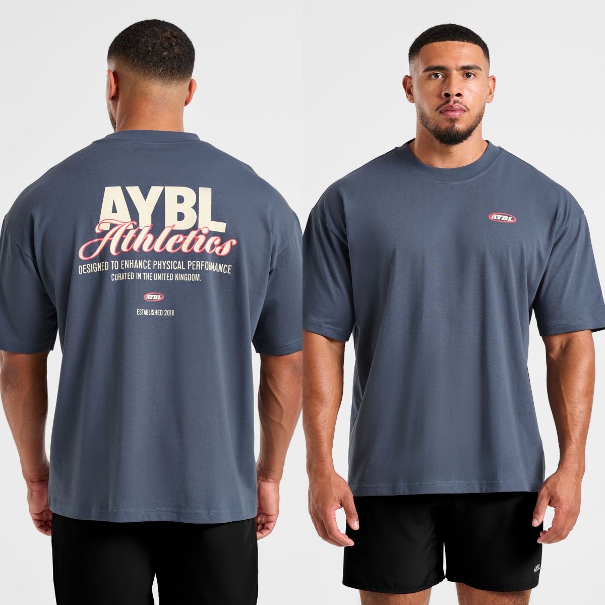 Streetwear Brand Top - Klassisches Athletics Script Oversized Fashion GYM