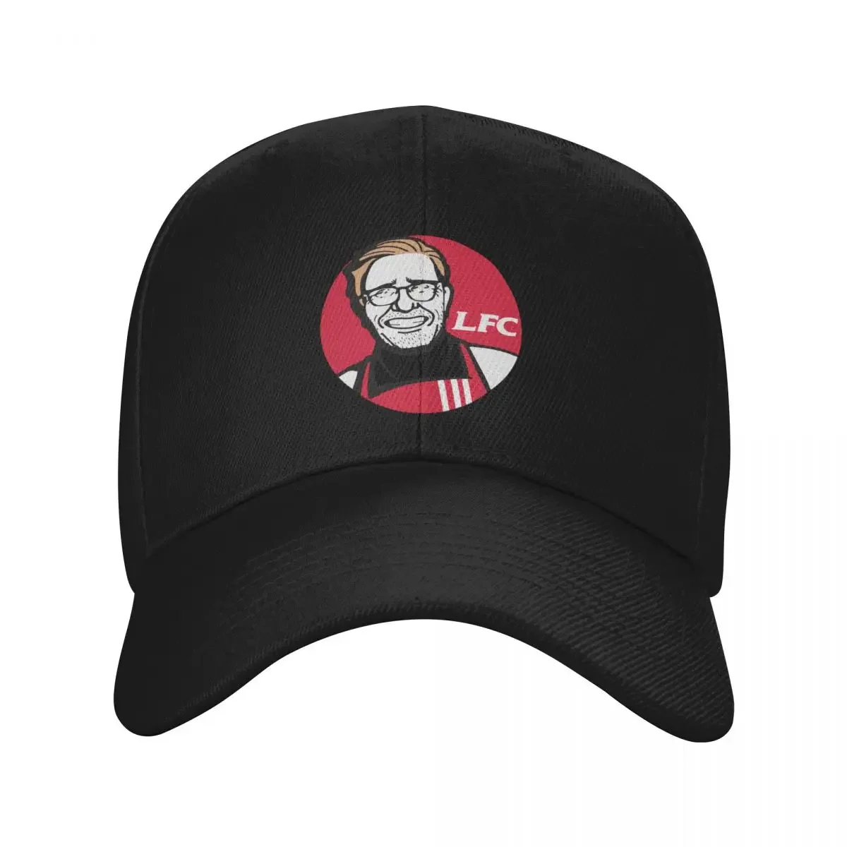 Streetwear Brand Red - Die Red Klopp Logo Baseball Cap