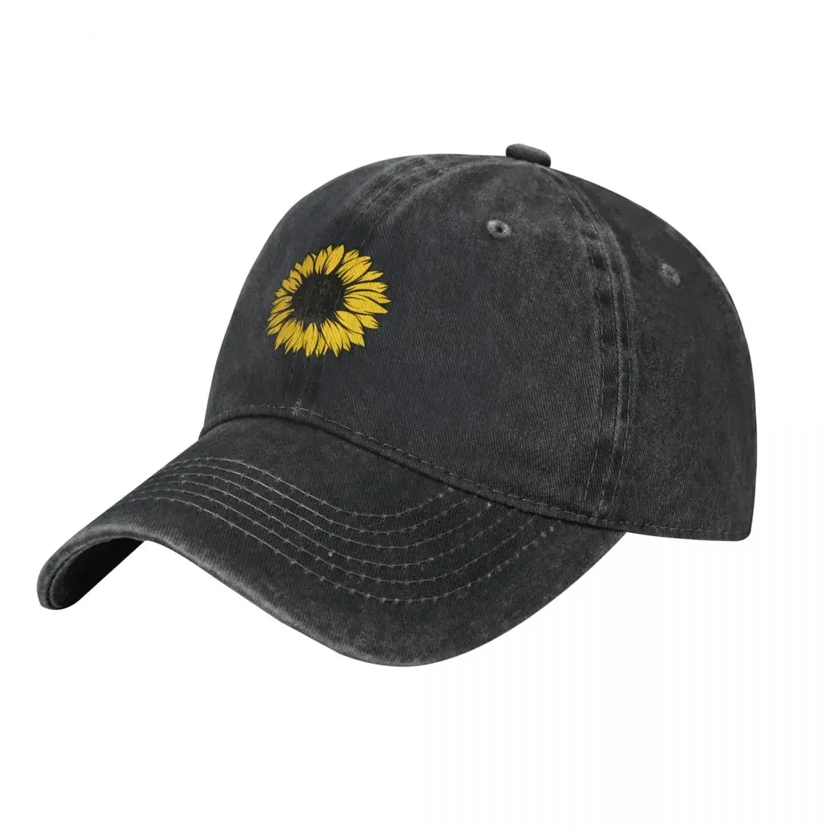 Yellow Streetwear Brand - Niedliche gelbe Sonnenblumen-Baseballmütze, Golfmütze, Mann, Anime,