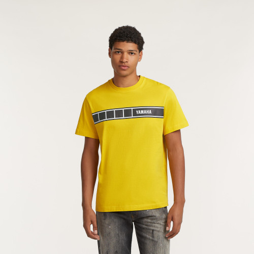 Yellow Streetwear Brand - Gelbes Retro-YAMAHA-Motorrad-Rennsport-Marken-T-Shirt für Herren und Damen,