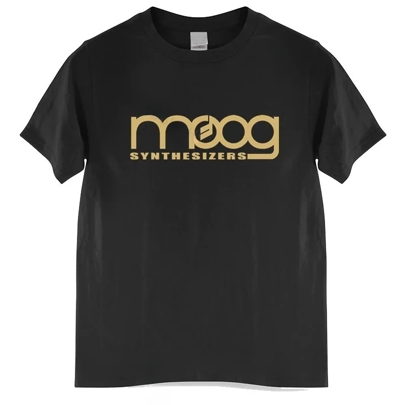Streetwear Brand Top - Moog Synthesizer schwarz drucken T-Shirt Männer