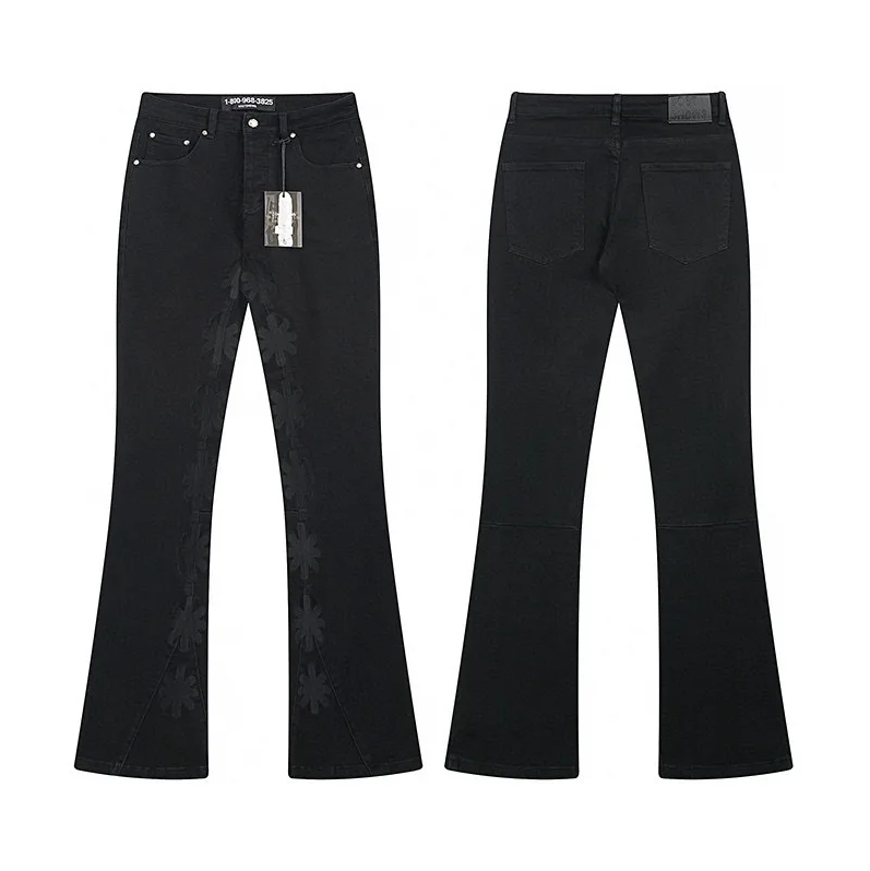 Streetwear Brand Flower - LOSTSHDWS 2026 Slim-Fit Bestickte Jeans für