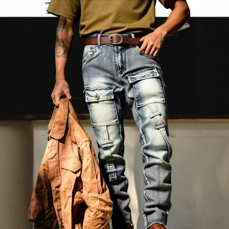 Herren Distressed Washed High  – Streetwear Brand America Bewertung und Preis