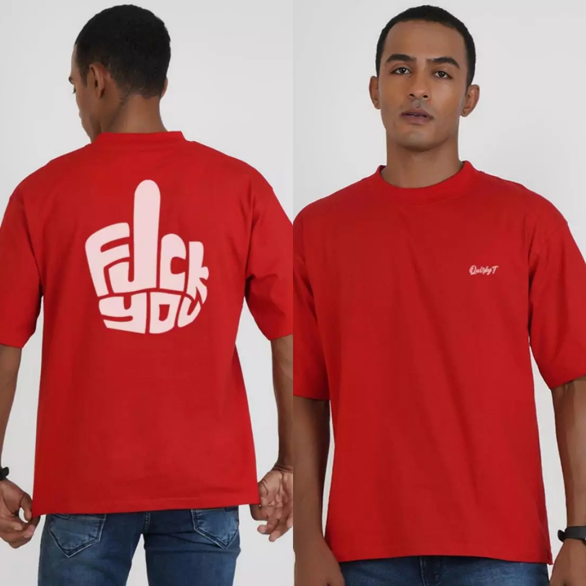 Don't Care Red Spoof Humor Int – Streetwear Brand Red Bewertung und Preis